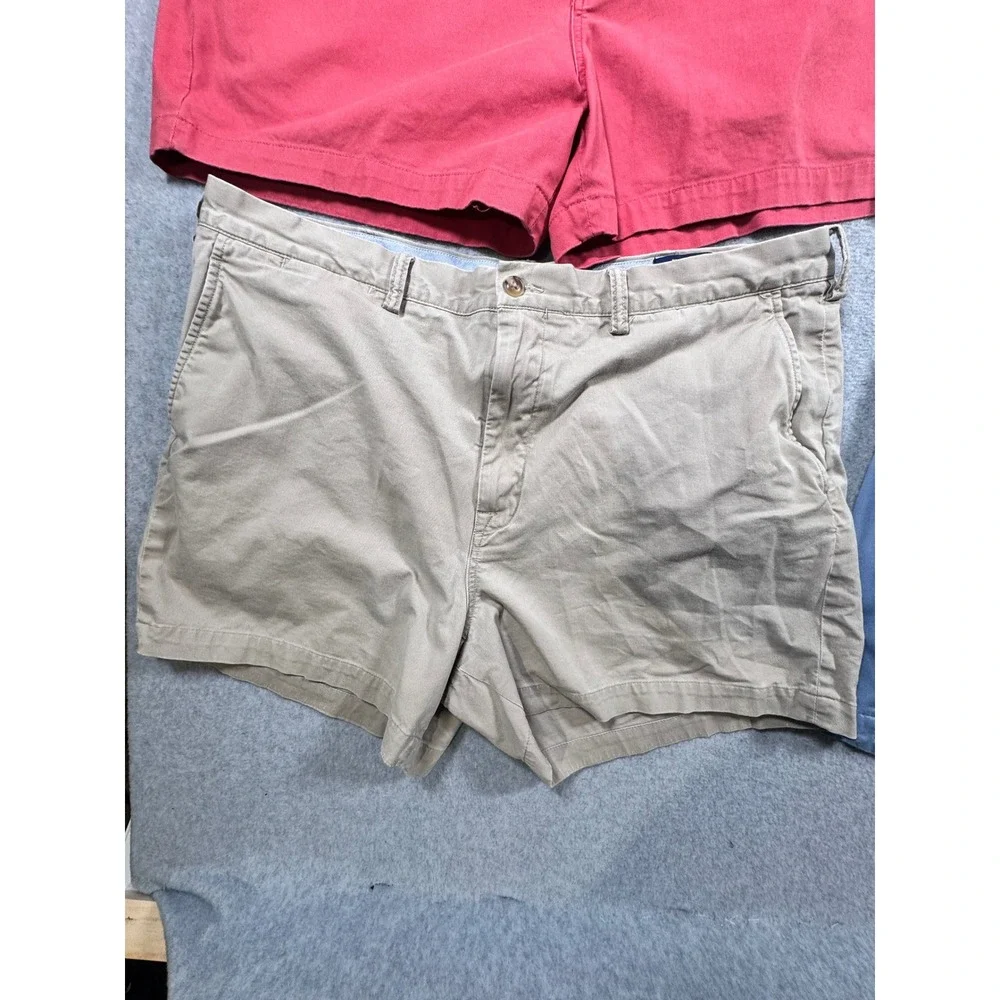 Polo Ralph Lauren Mens Chino Shorts Bundle 4 Pairs Red Blue Tan Khaki Size 40
